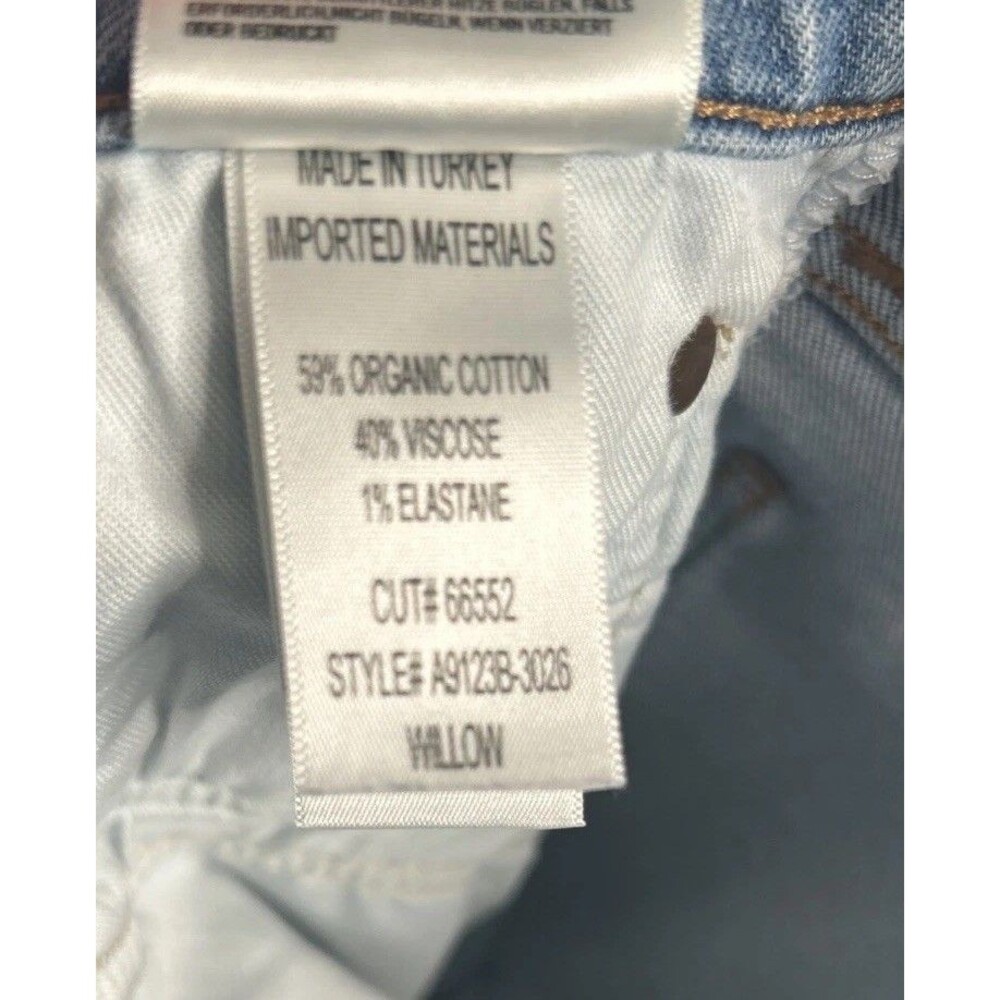 Agolde Toni Mid Rise Straight Jeans Size 26 in Willow - Picture 7 of 7